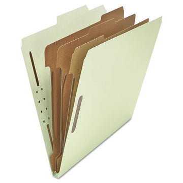 Universal® Eight-section Pressboard Classification Folders, 3 Dividers, Letter Size, Gray-green, 10-box freeshipping - TVN Wholesale
